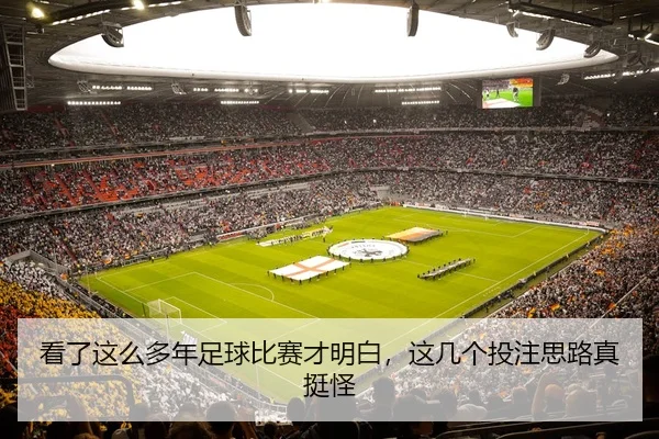 看了这么多年足球比赛才明白，这几个投注思路真挺怪